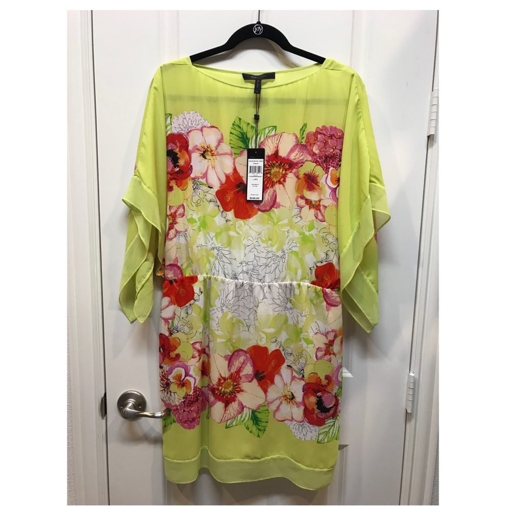 BCBG Miriam Floral Kimono Dress